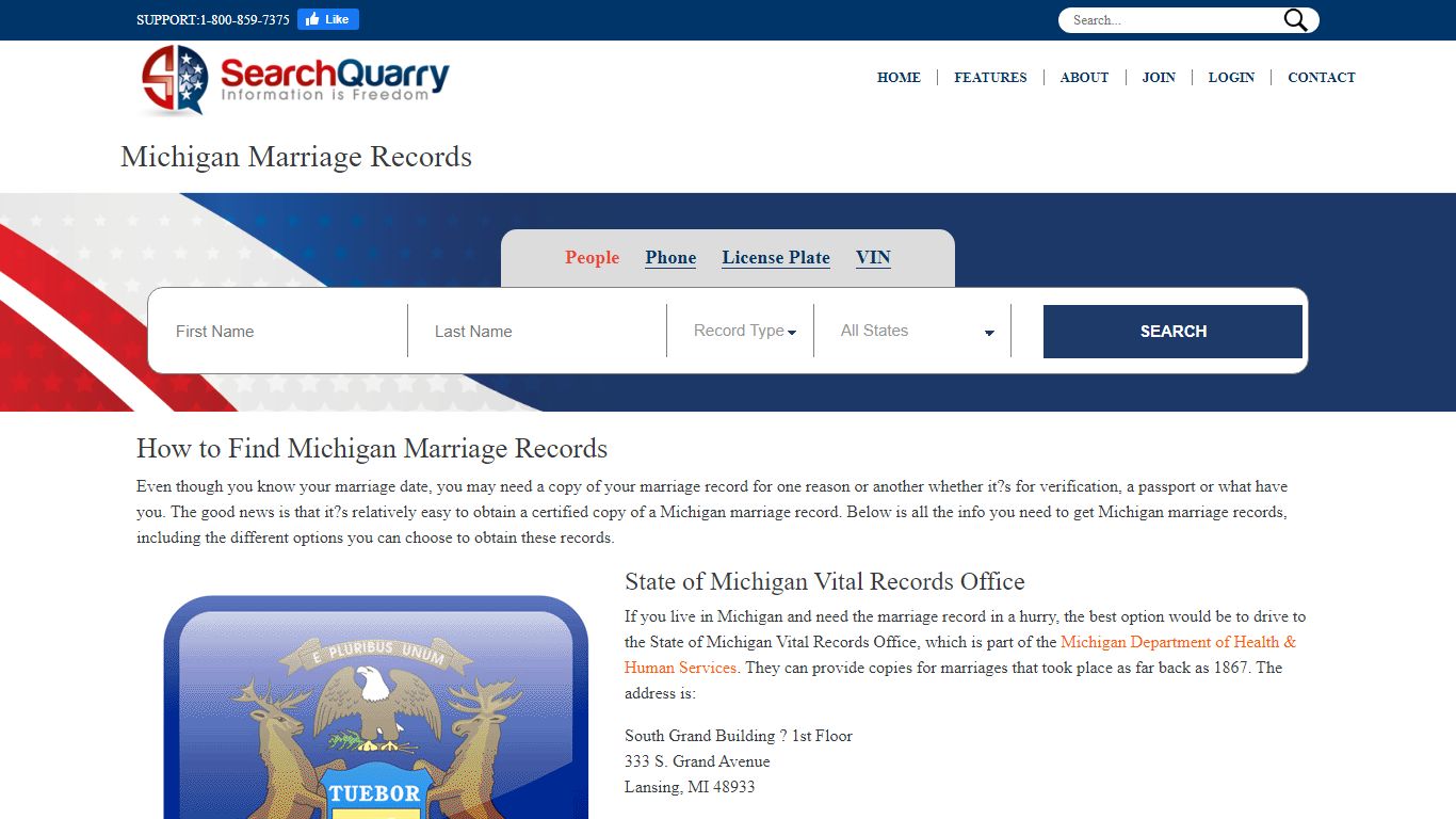Free Michigan Marriage Records | Enter a Name & View Marriage Records